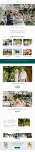 BK Weddings website design