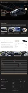 Taxis website design